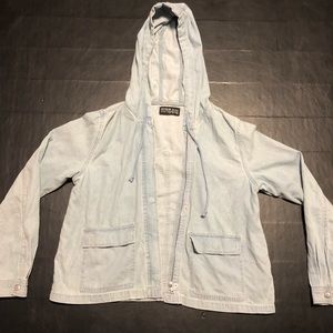 Cotton On Light Denim Jacket with hood